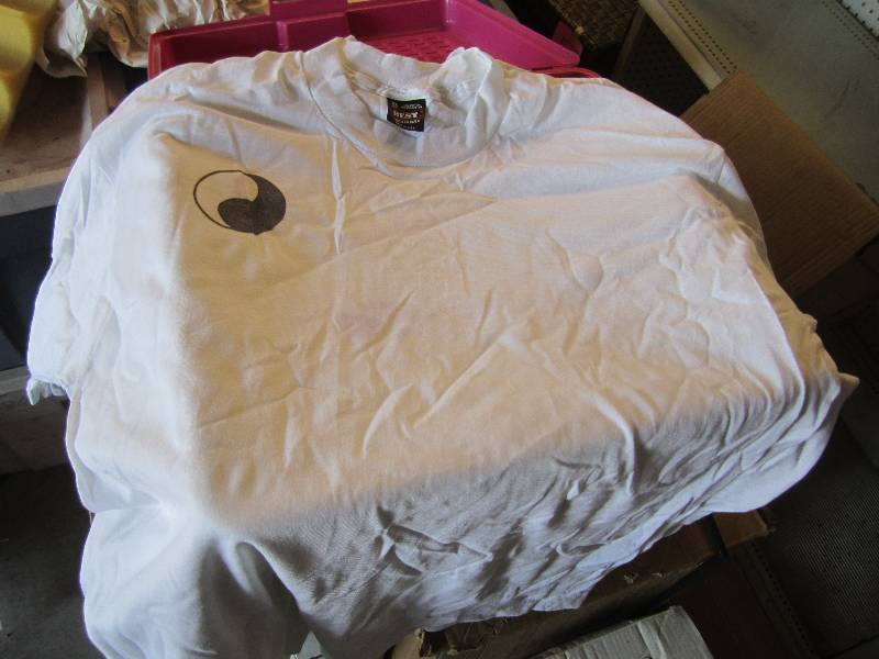 lot 261 image: Lot of 11 T-Shirts in Plastic Conta...