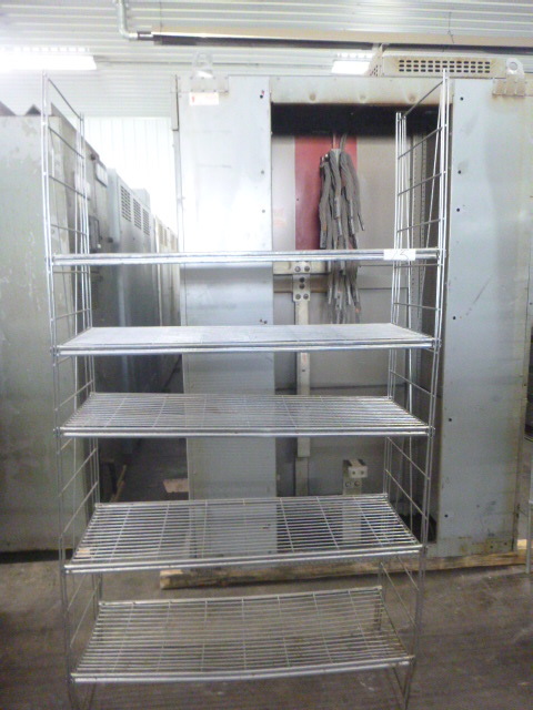 lot 25 image: 5 Tier Wire Shelving