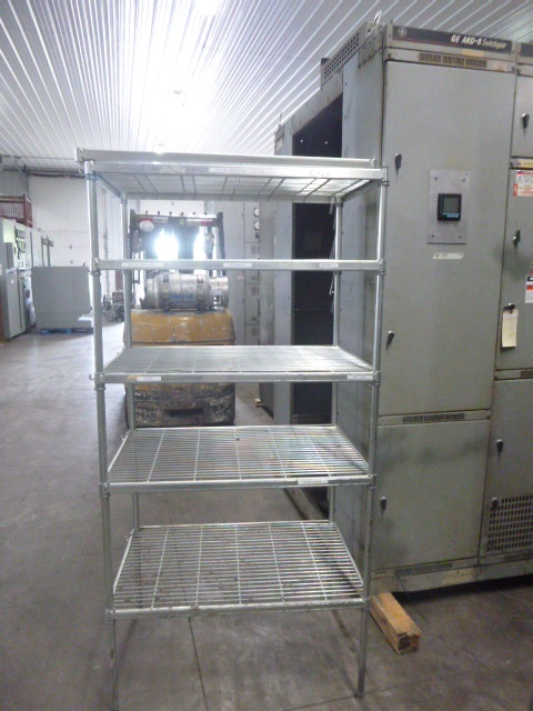 lot 26 image: 5 Tier Wire Shelving