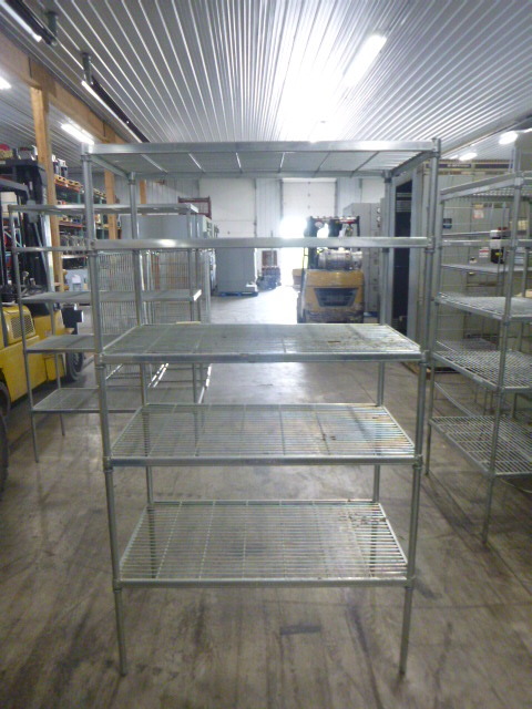 lot 28 image: 5 Tier Wire Shelving