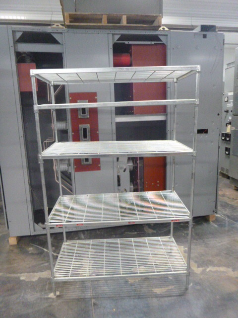 lot 29 image: 5 Tier Wire Shelving