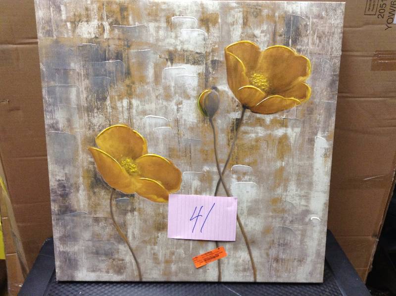 lot 41 image: Wall Art Canvas Painting