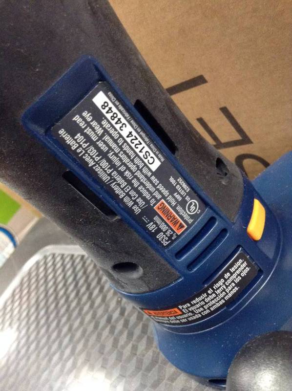 lot 61 image: Ryobi Speed Saw misssing circle piece