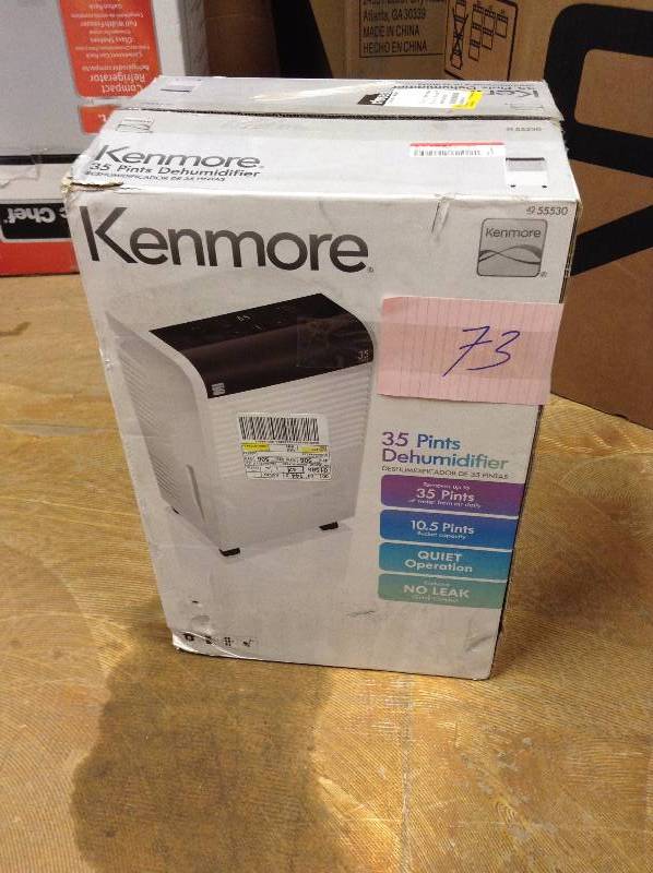 lot 73 image: Kenmore 35 Pints Dehumidifier