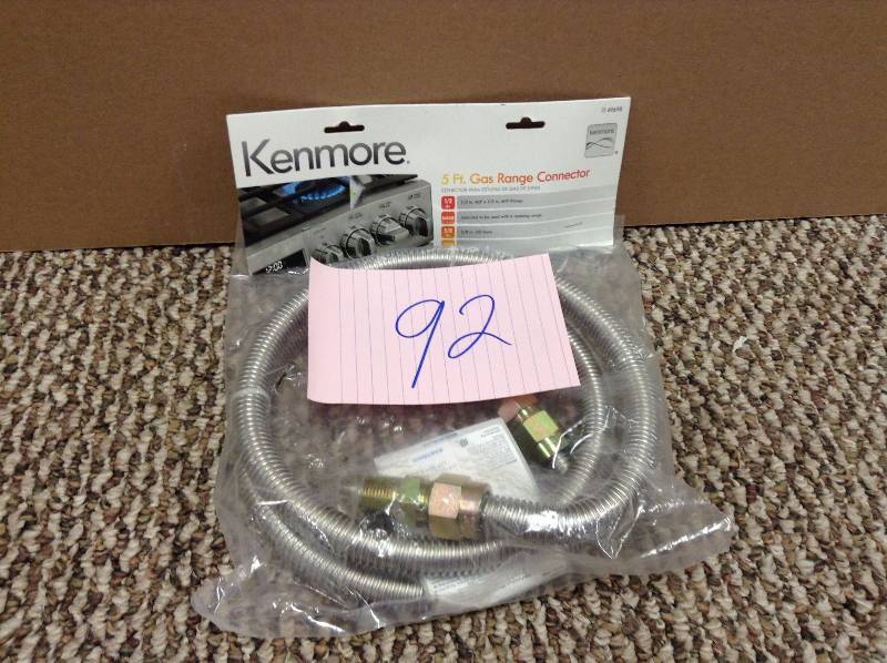 lot 92 image: Kenmore 5 ft Gas Range Connector
