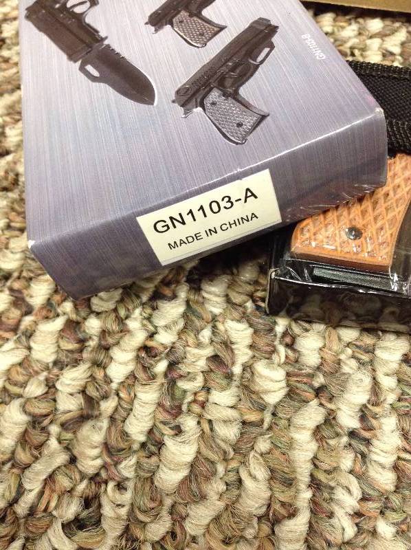 lot 101 image: Gun folding Knife