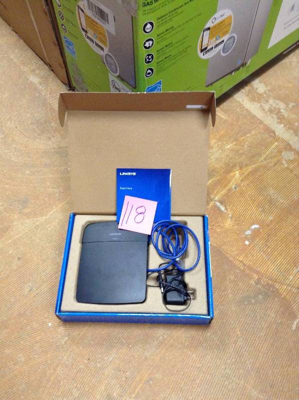 lot 118 image: Linksys N300 wifi Router