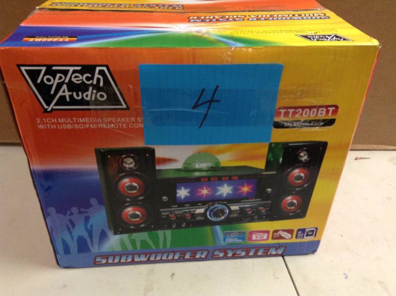 lot 4 image: Top Tech audio Subwoofer System