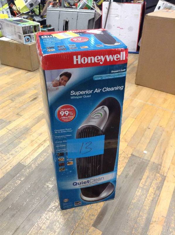 lot 13 image: Honeywell QuietClean HFD-120-Q Tower Air Purifier