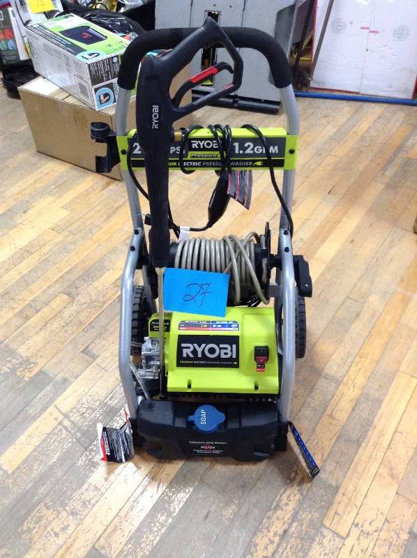 lot 27 image: Ryobi 2000 PSI Electric Preassure Washer