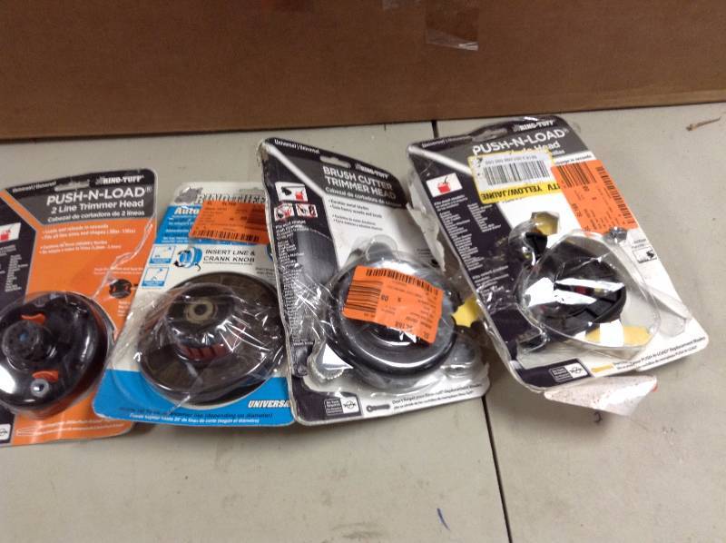 lot 31 image: Lot of 3 Assorted Trimmer Heads