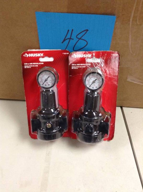 lot 48 image: Husky 38 Air Regulator lot of 2