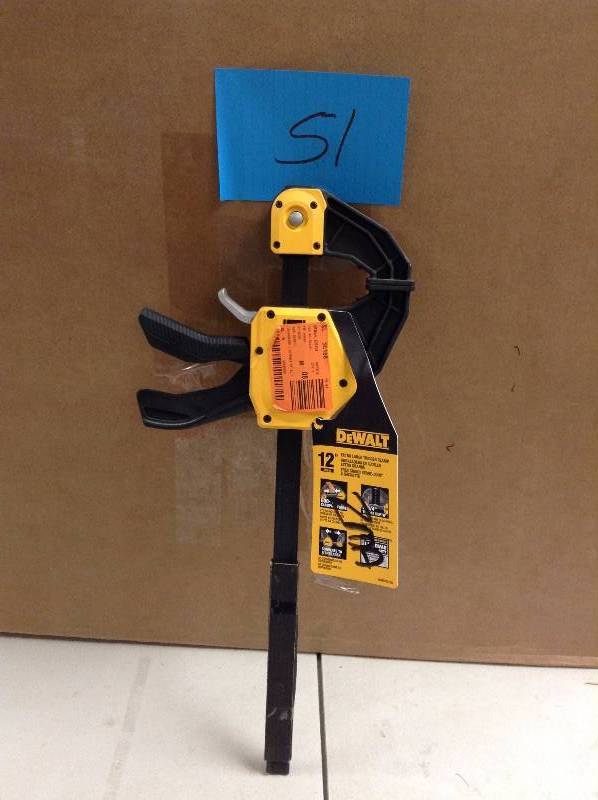 lot 51 image: Dewalt 12 Extra Large Trigger Clamp