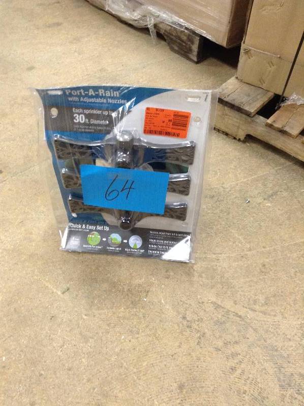 lot 64 image: Port a Rain open pkg