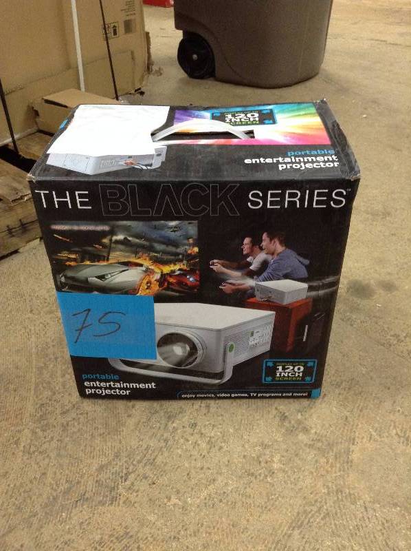 lot 75 image: The Black Serie Entertaiment Projector