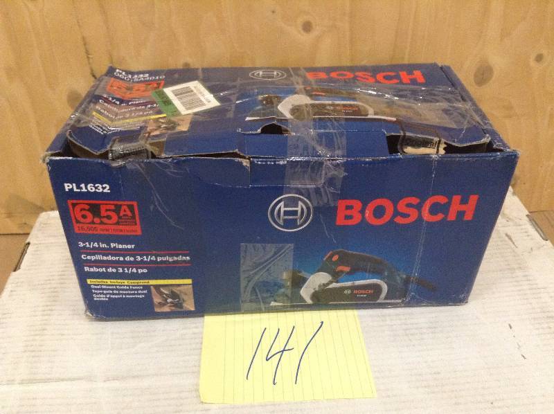 lot 141 image: Bosch  314 In. Planer in like new condition