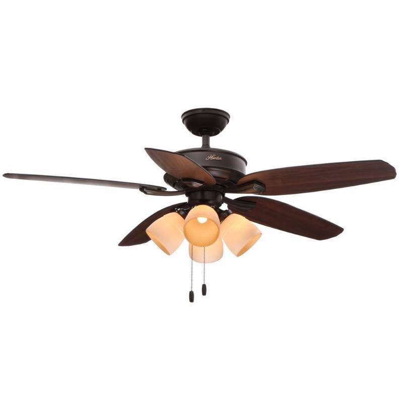 Hunter Channing 52 In Indoor Ceiling Fan Model 52070 Kx Real