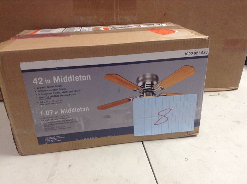 42 in Middleton indoor fan not used