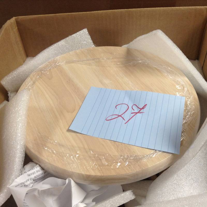 18 in round unfinished stool