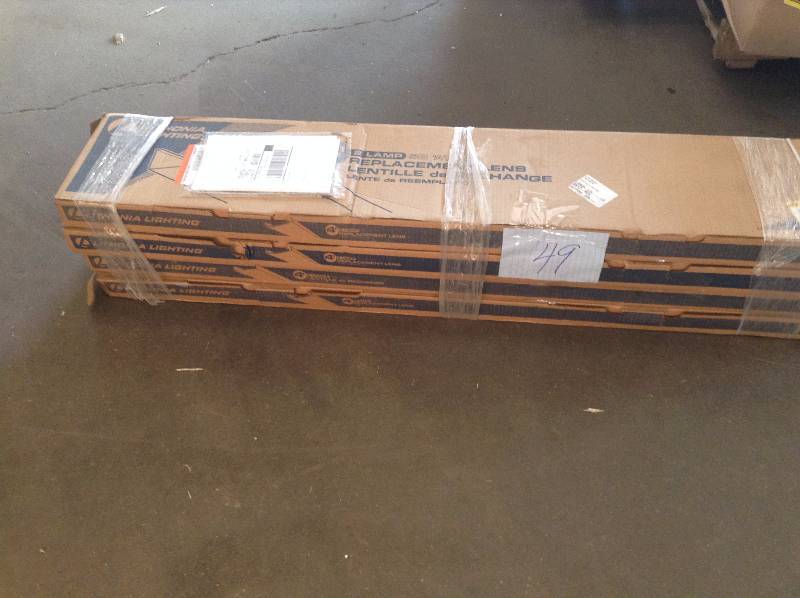 Lot of 4 3 ft. White LED Linkable Strip Light Not used
