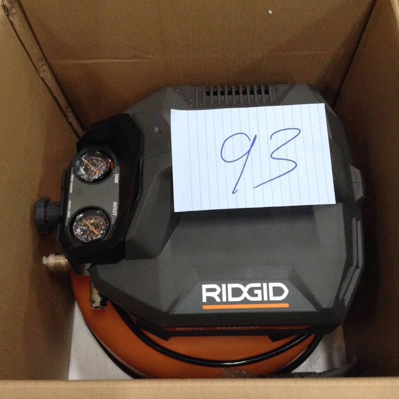 Ridgid 6 Gal Pancake Air Compressor not used