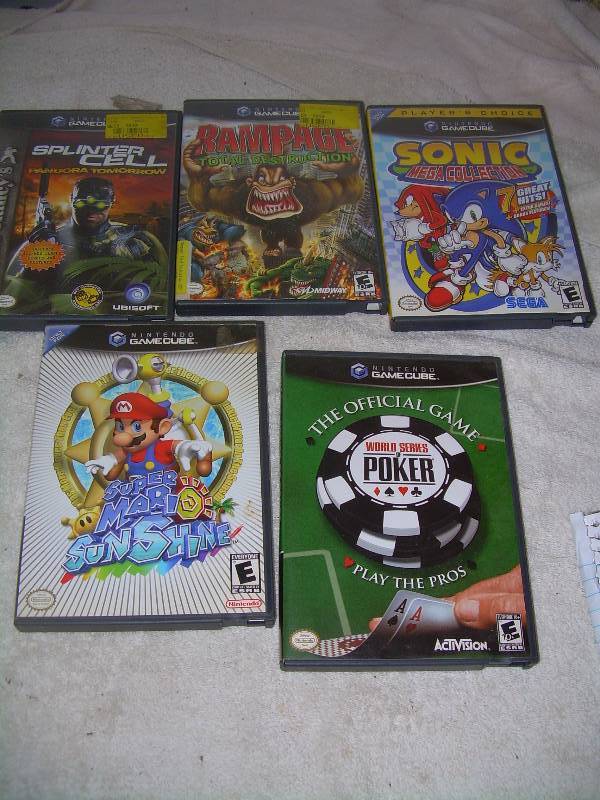 lot 21 image: 5 GAME CUBE NINTENDO GAMES