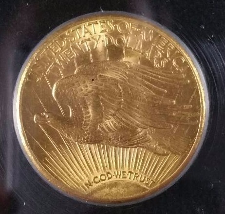 1927 P St. Gaudens $20 Double Eagle Gold Coin MS65