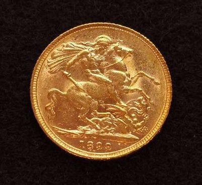 1899 English Gold Sovereign