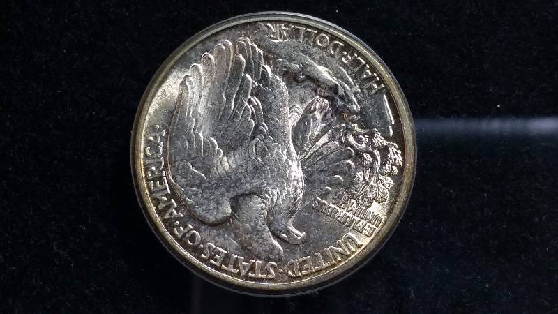 1945-P Walking Liberty Silver Half Dollar MS65