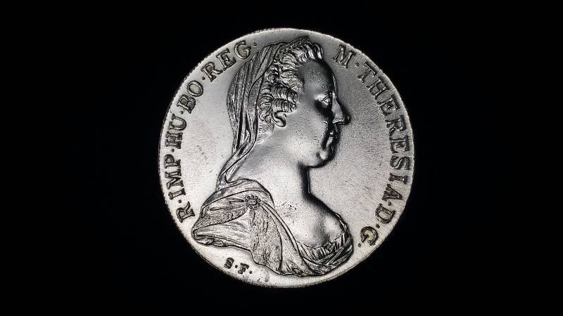 1780 Thaler Maria Theresa Silver Coin