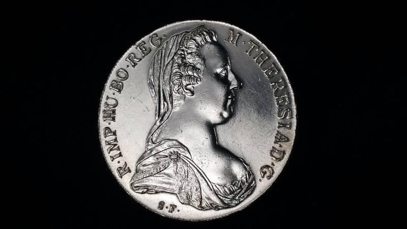 1780 Thaler Maria Theresa Silver Coin