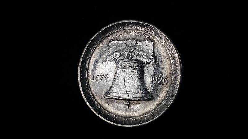 1926 Sesquicentennial Commemorative Silver Half Dollar