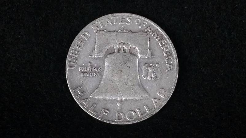 1958-D Franklin Silver Half Dollar - High Grade