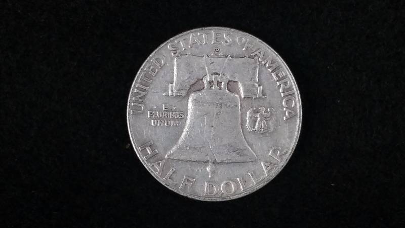 1958-D Franklin Silver Half Dollar - High Grade