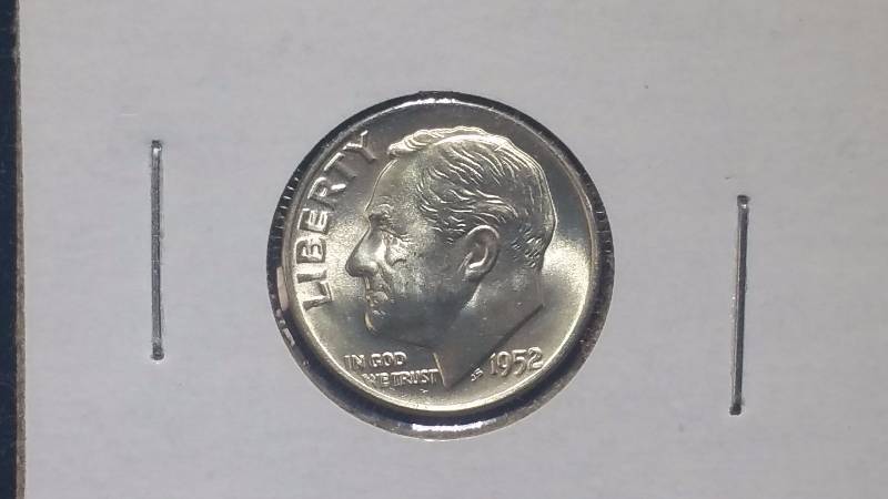 1952-P & D, Roosevelt Silver Dimes
