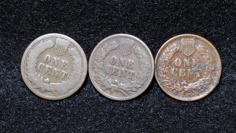 1887, 1888, 1889 Indian Head Cent
