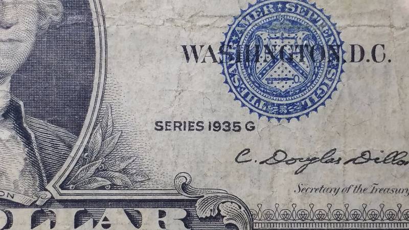 (2) Silver Certificates 1935G & 1957