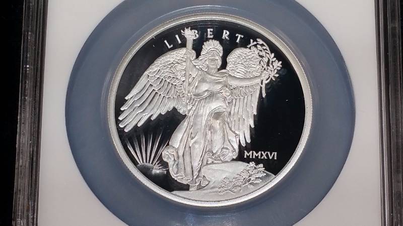 2016 St. Gaudens Winged Liberty 1oz Silver PF70 High Relief Ultra Cameo