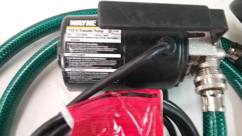 lot 20 image: Wayne 115V Transfer Pump