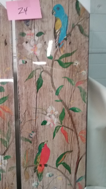 lot 24 image: 2 Decorative Wall Panels