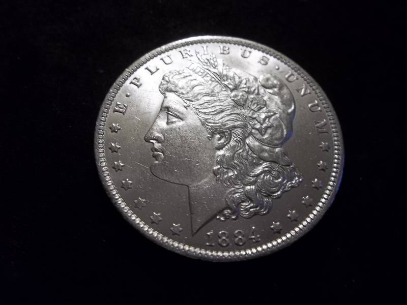 1884 O Morgan Silver Dollar