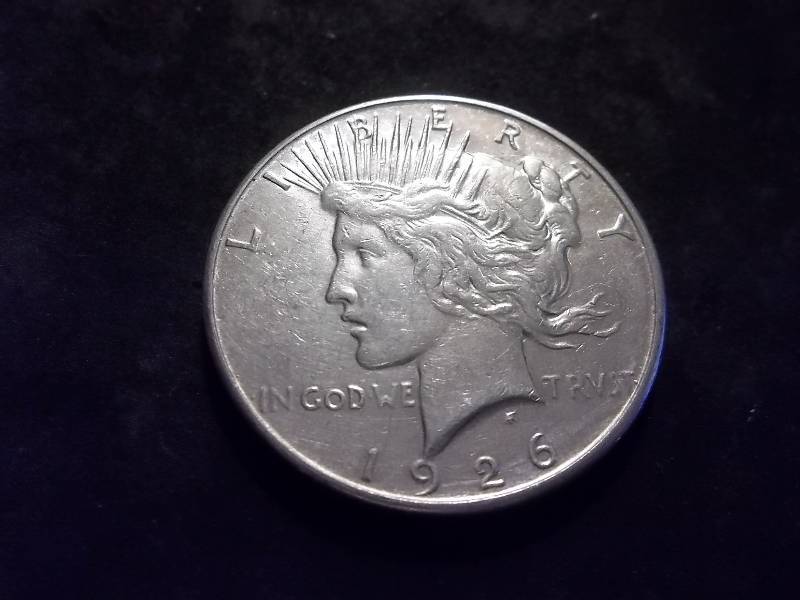 1926 S Silver Peace Dollar