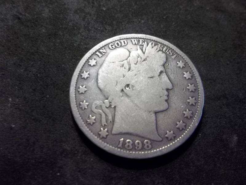 1898 Barber Half Dollar