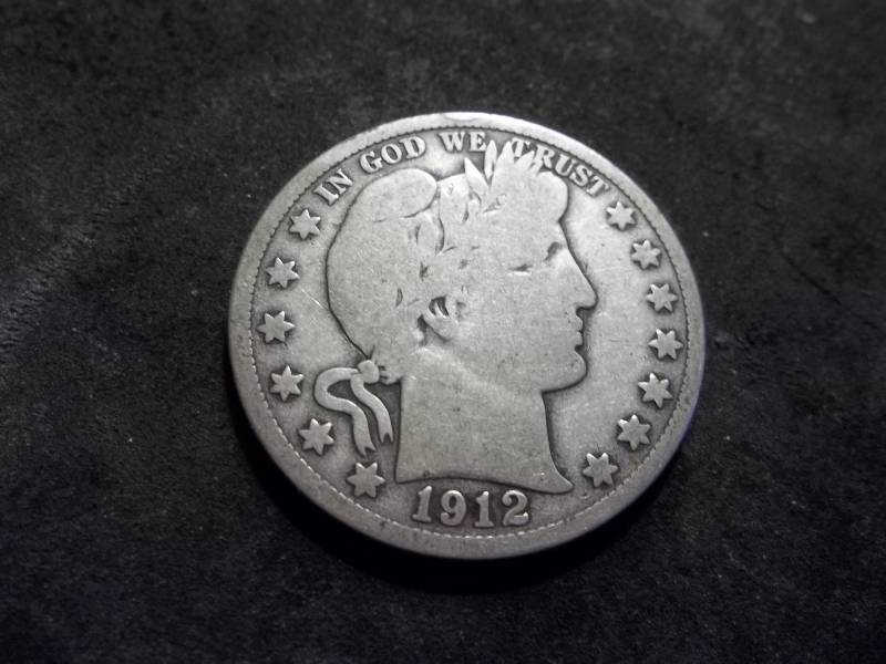 1912  Barber Half Dollar