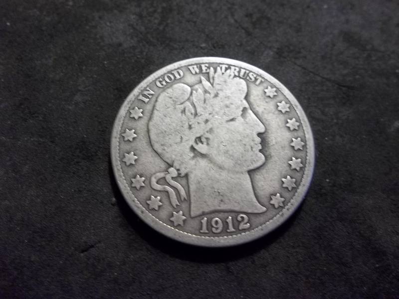 1912 D Barber Half Dollar