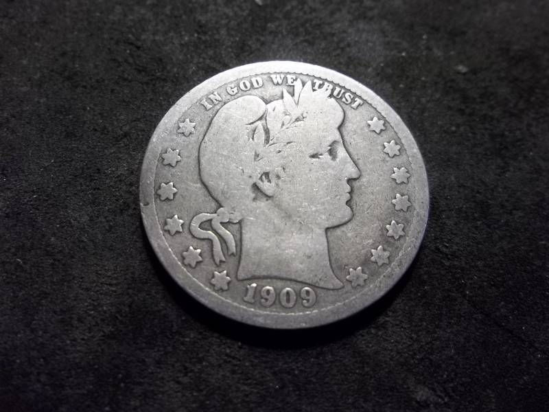 1909 Barber Quarter