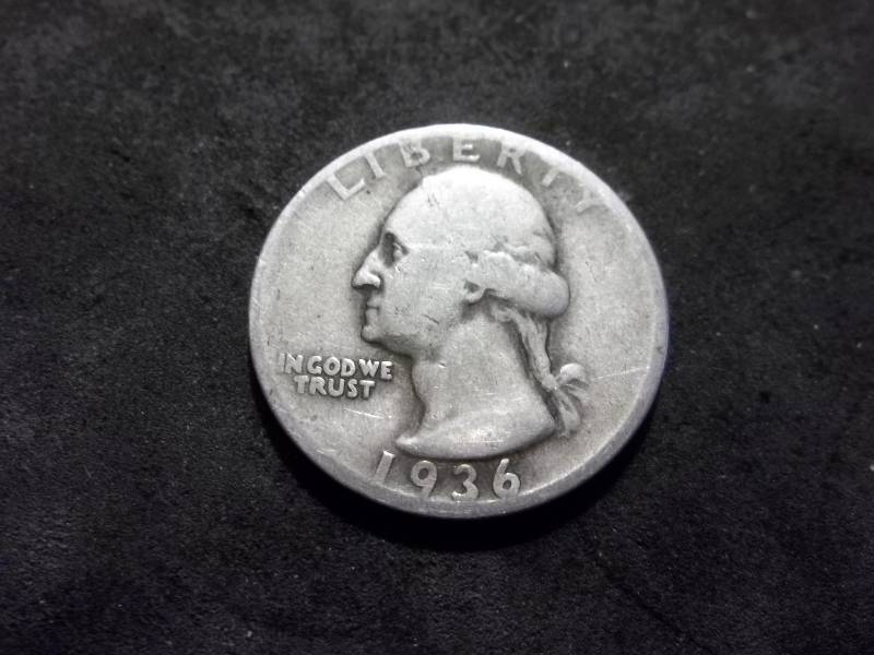1936 D Washington Quarter