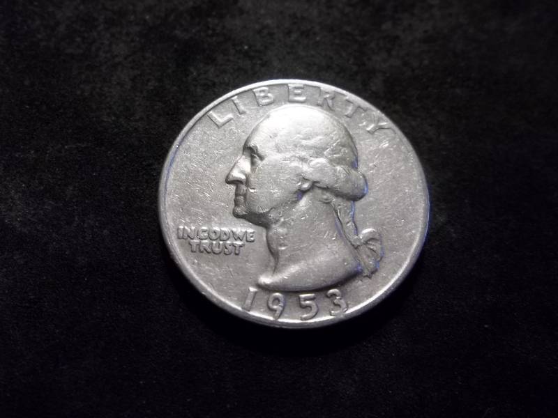 1953 D Washington Quarter