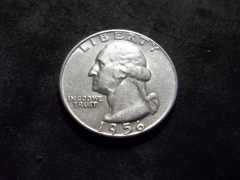 1956 D Washington Quarter