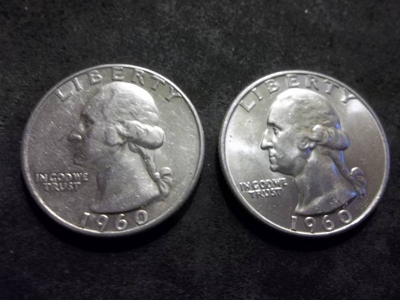 1960, 1960 D Washington Quarters